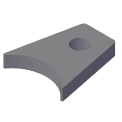 RD 3073-T - Mancal interno base oval para truck e carreta