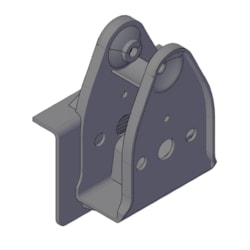 RN 2347-T - Suporte dianteiro sem esfrega truck (suspensys) Volkswagen/ Ford/ Volvo (lado direito)